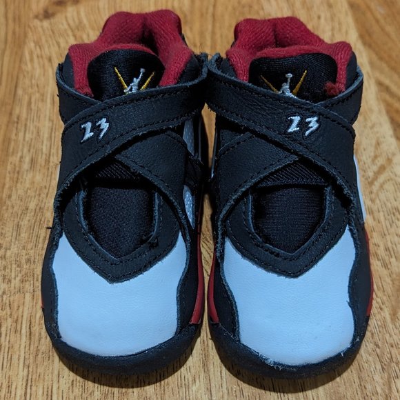 Jordan 8 Retro Baby/Toddler Shoes - Paprika - Size 5C - Picture 12 of 12
